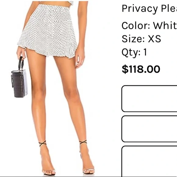 Privacy Please Polka dot crop top short set - Picture 6 of 11